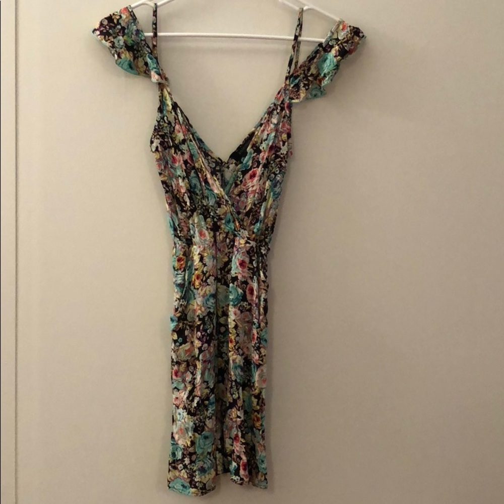 Off The Shoulder Floral Dress